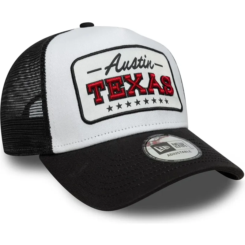 kepure-islenkta-vilkikas-juoda-snapback-a-frame-location-austin-ciudades-y-playas-texas-new-era