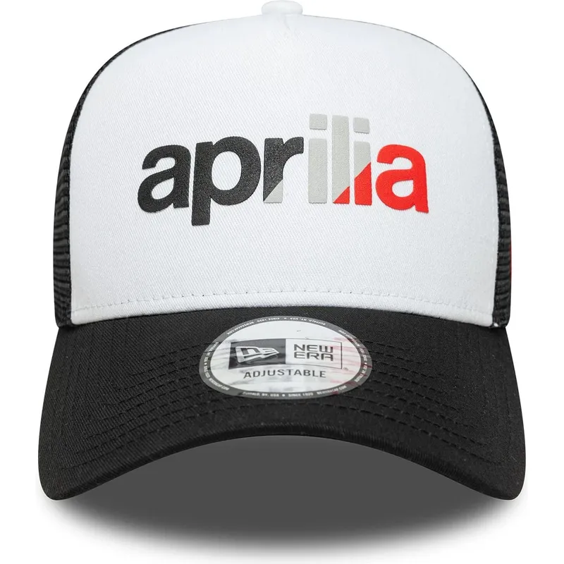 cap-islenkta-black-snapback-a-frame-wordmark-aprilia-piaggio-new-era