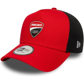 Cap išlenkta red snapback 9FORTY E Frame Ducati Motor MotoGP New Era