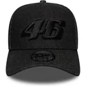 new-era-curved-brim-e-frame-laser-etch-denim-valentino-rossi-vr46-motogp-black-snapback-cap