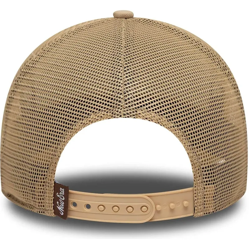 kepure-islenkta-ruda-snapback-a-frame-oval-canvas-distress-new-era