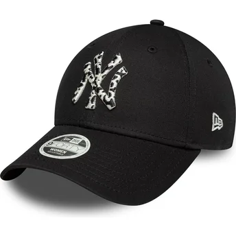 Cap išlenkta black adjustable strap 9FORTY Animal Infill New York Yankees MLB New Era