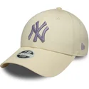 cap-islenkta-beige-adjustable-strap-9forty-metallic-new-york-yankees-mlb-new-era