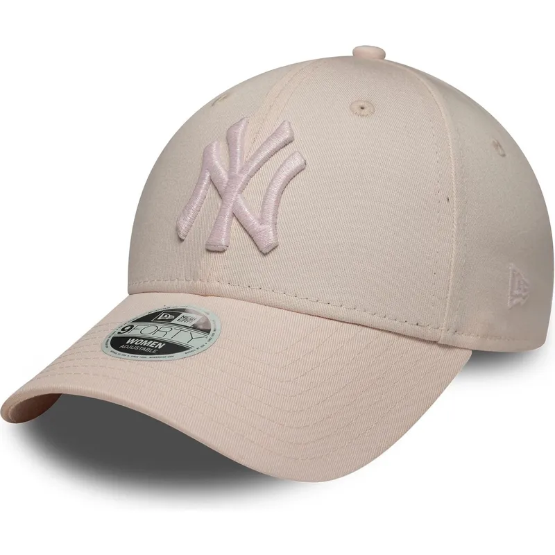 kepure-islenkta-rozine-reguliuojama-juostele-9forty-metallic-new-york-yankees-mlb-new-era