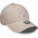 kepure-islenkta-rozine-reguliuojamas-9forty-metallic-new-york-yankees-mlb-new-era