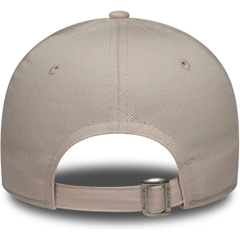 kepure-islenkta-rozine-reguliuojama-juostele-9forty-metallic-new-york-yankees-mlb-new-era