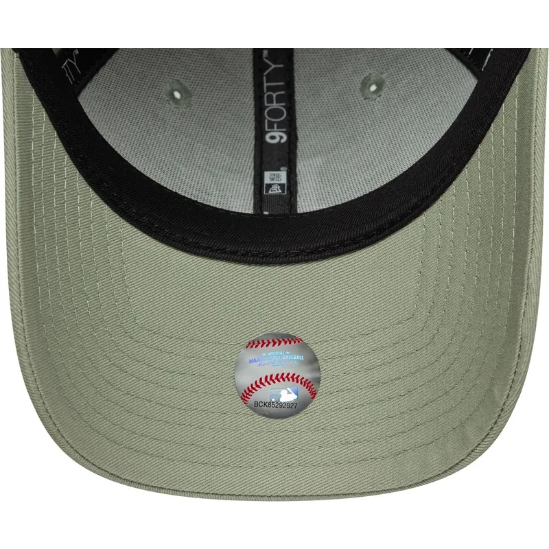 cap-islenkta-green-adjustable-strap-claro-9forty-floral-icon-los-angeles-dodgers-mlb-new-era