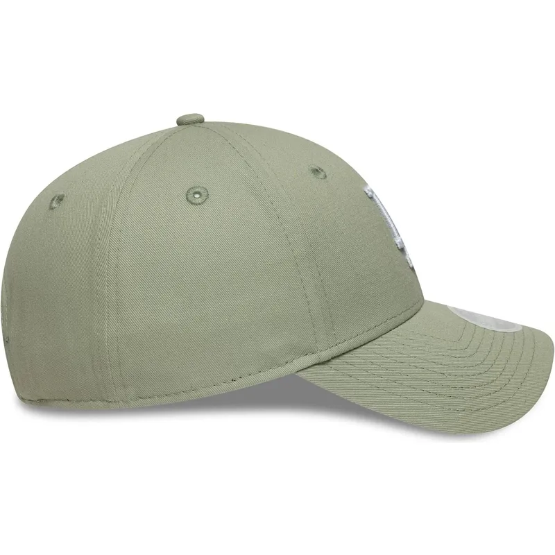 cap-islenkta-green-adjustable-strap-claro-9forty-floral-icon-los-angeles-dodgers-mlb-new-era