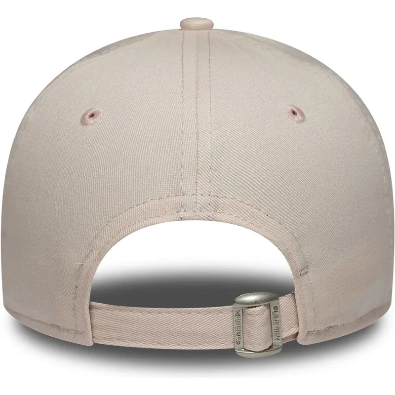 gorra-curva-rosa-ajustable-con-logo-rosa-para-mujer-9forty-league-essential-midi-de-los-angeles-dodgers-mlb-de-new-era