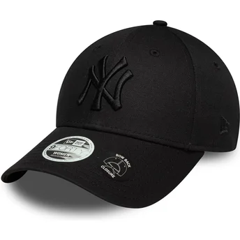 Kepurė išlenkta juoda reguliuojama juostelė 9FORTY Bow Back New York Yankees MLB New Era