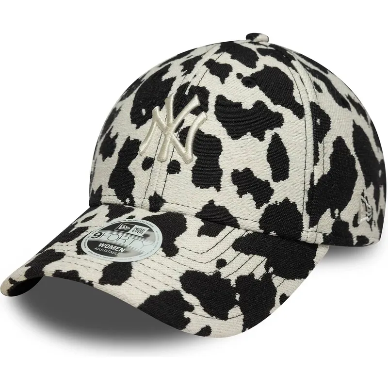 kepure-islenkta-juoda-reguliuojamas-9forty-cow-midi-new-york-yankees-mlb-new-era