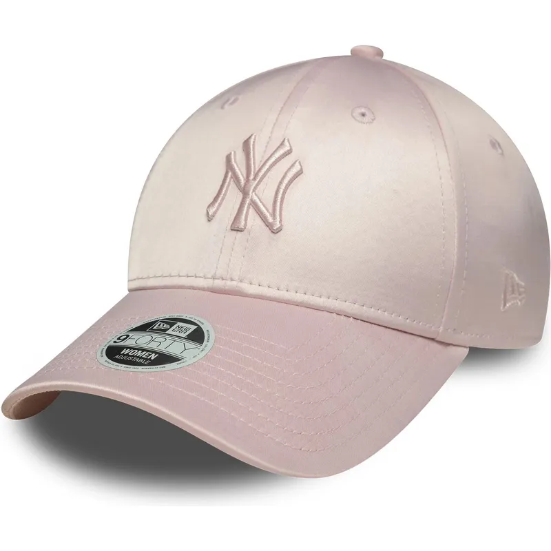 cap-islenkta-pink-adjustable-strap-9forty-satin-new-york-yankees-mlb-new-era