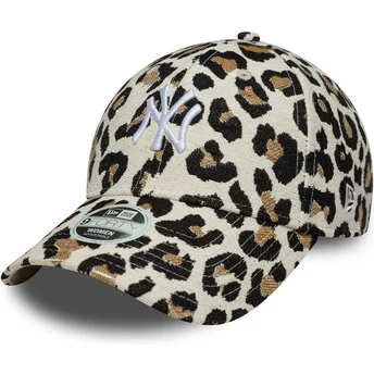 Cap išlenkta leopard adjustable strap 9FORTY Midi New York Yankees MLB New Era
