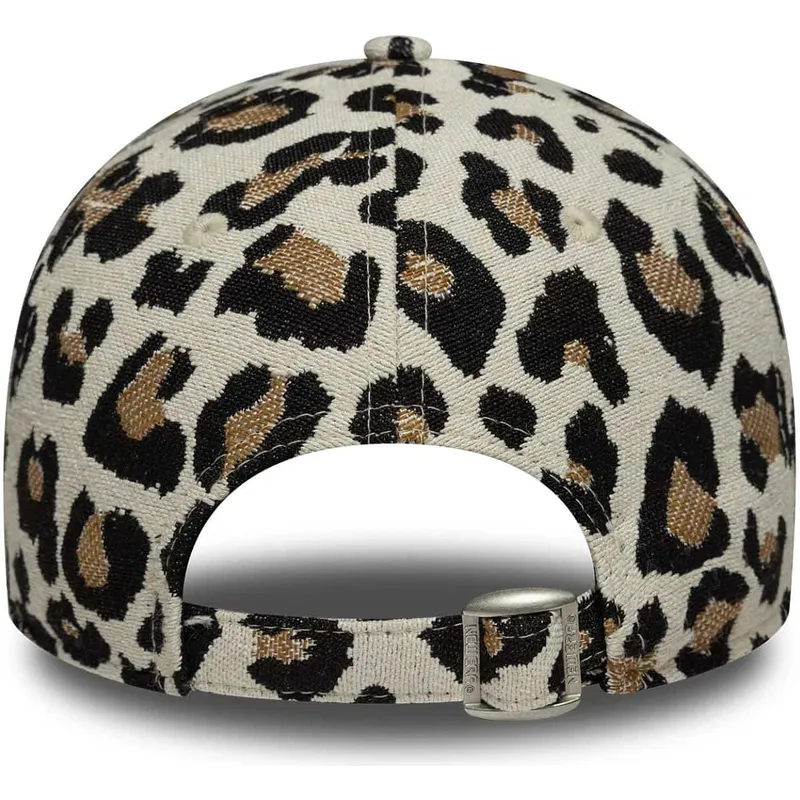 kepure-islenkta-leopardinis-reguliuojama-juostele-9forty-midi-new-york-yankees-mlb-new-era