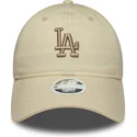 gorra-curva-beige-ajustable-con-logo-beige-para-mujer-9twenty-league-essential-midi-de-los-angeles-dodgers-mlb-de-new-era