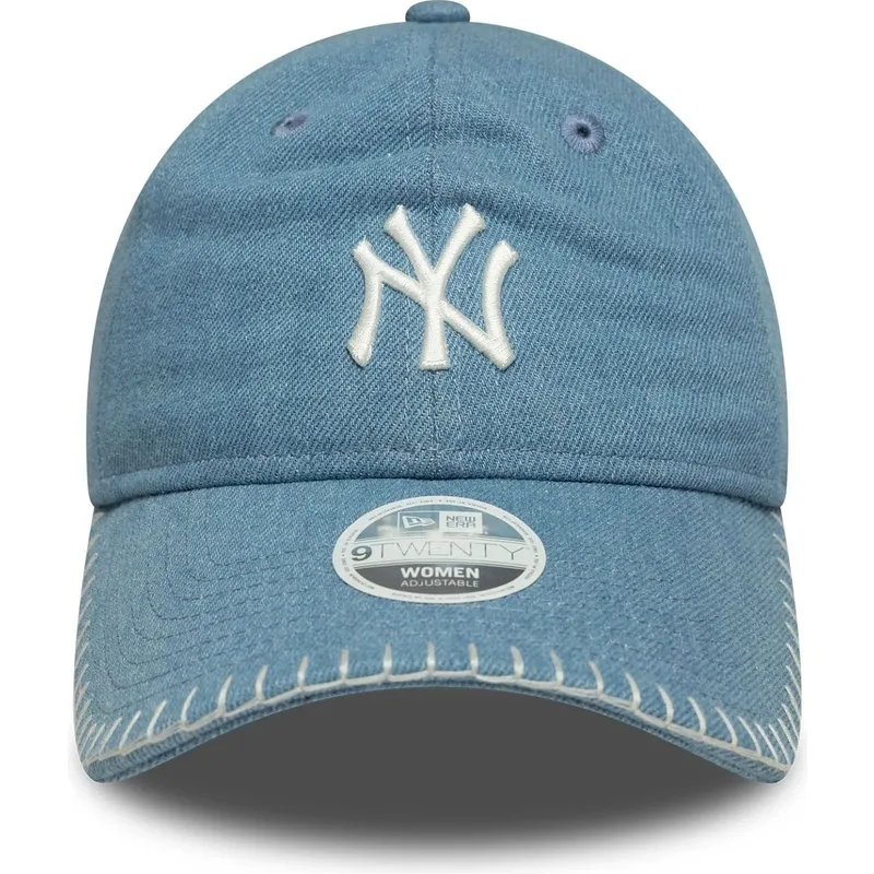 cap-islenkta-blue-adjustable-strap-9twenty-denim-stitch-new-york-yankees-mlb-new-era