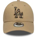kepure-islenkta-ruda-reguliuojamas-vaikams-9forty-animal-infill-los-angeles-dodgers-mlb-new-era