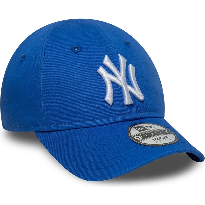 niebieska-zakrzywiona-czapka-regulowana-dla-malego-dziecka-9forty-league-essential-new-york-yankees-mlb-new-era