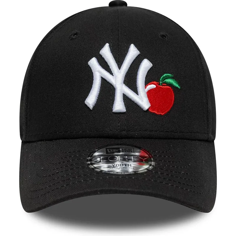 cap-islenkta-black-adjustable-strap-vaikams-9forty-fruit-icon-new-york-yankees-mlb-new-era