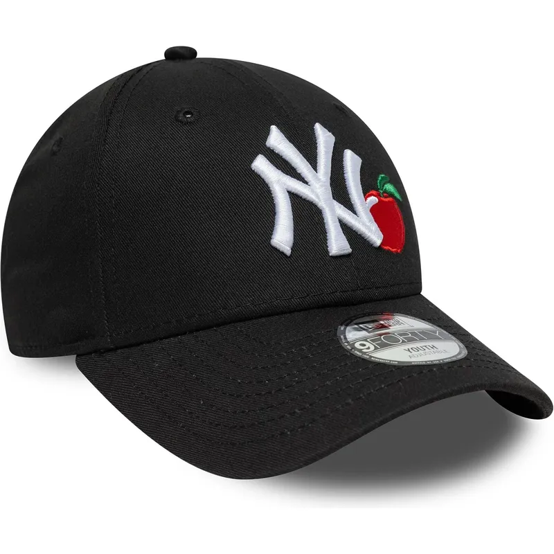 cap-islenkta-black-adjustable-strap-vaikams-9forty-fruit-icon-new-york-yankees-mlb-new-era