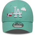 kepure-islenkta-zalia-reguliuojamas-vaikams-9forty-plane-icon-new-york-yankees-mlb-new-era