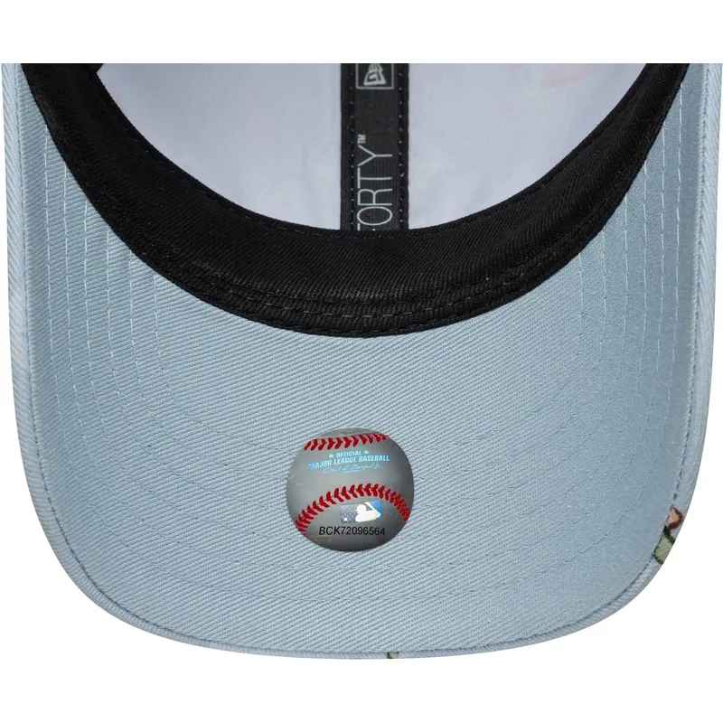 kepure-islenkta-melyna-reguliuojama-juostele-vaikams-claro-pequeno-9forty-plane-all-over-print-new-york-yankees-mlb-new-era