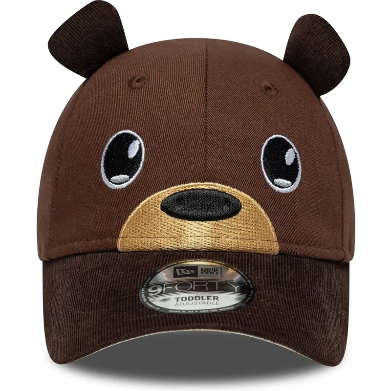 cap-islenkta-brown-adjustable-strap-vaikams-9forty-new-era