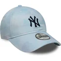 cap-islenkta-blue-adjustable-strap-vaikams-9twenty-tie-dye-new-york-yankees-mlb-new-era