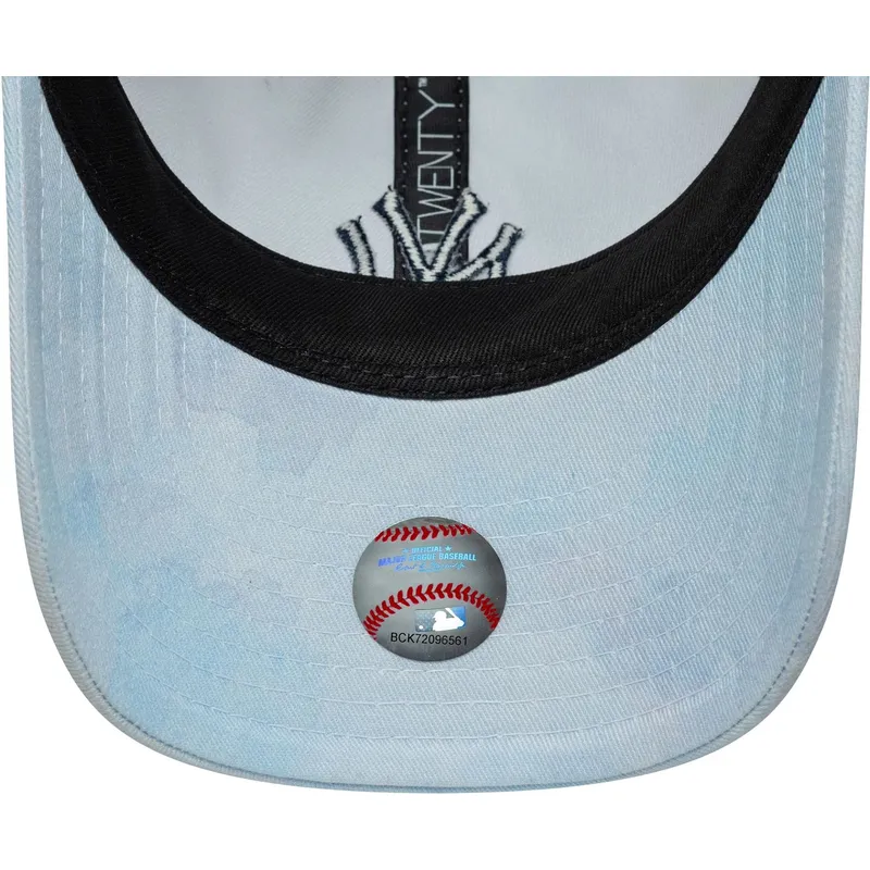 kepure-islenkta-melyna-reguliuojamas-vaikams-9twenty-tie-dye-new-york-yankees-mlb-new-era