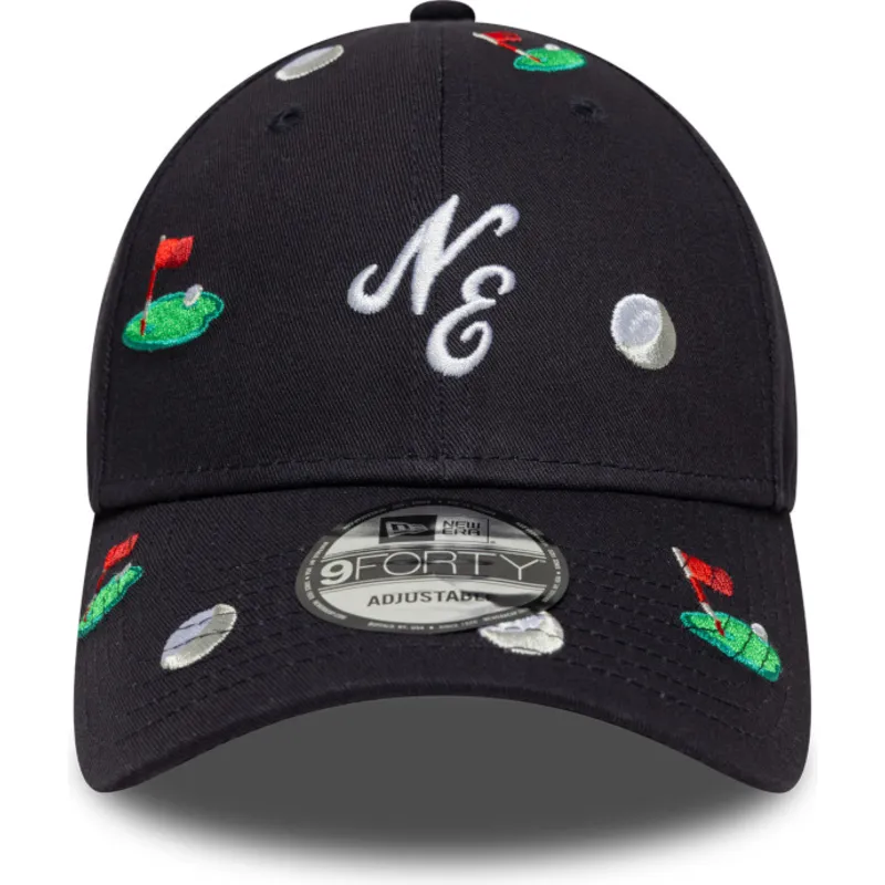 granatowa-zakrzywiona-czapka-z-regulacja-9forty-golf-all-over-print-new-era