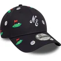 kepure-islenkta-tamsiai-melyna-reguliuojamas-9forty-golf-all-over-print-new-era