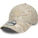 cap-islenkta-beige-adjustable-strap-9twenty-img-floral-new-york-yankees-mlb-new-era