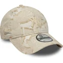 cap-islenkta-beige-adjustable-strap-9twenty-img-floral-new-york-yankees-mlb-new-era
