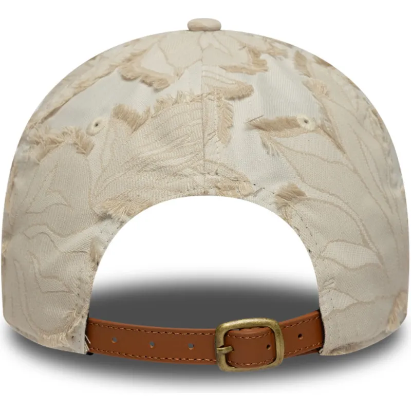 cap-islenkta-beige-adjustable-strap-9twenty-img-floral-new-york-yankees-mlb-new-era
