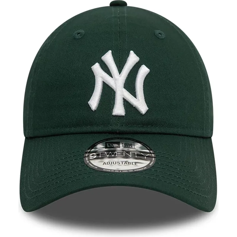 kepure-islenkta-zalia-reguliuojama-juostele-9twenty-league-essential-new-york-yankees-mlb-new-era