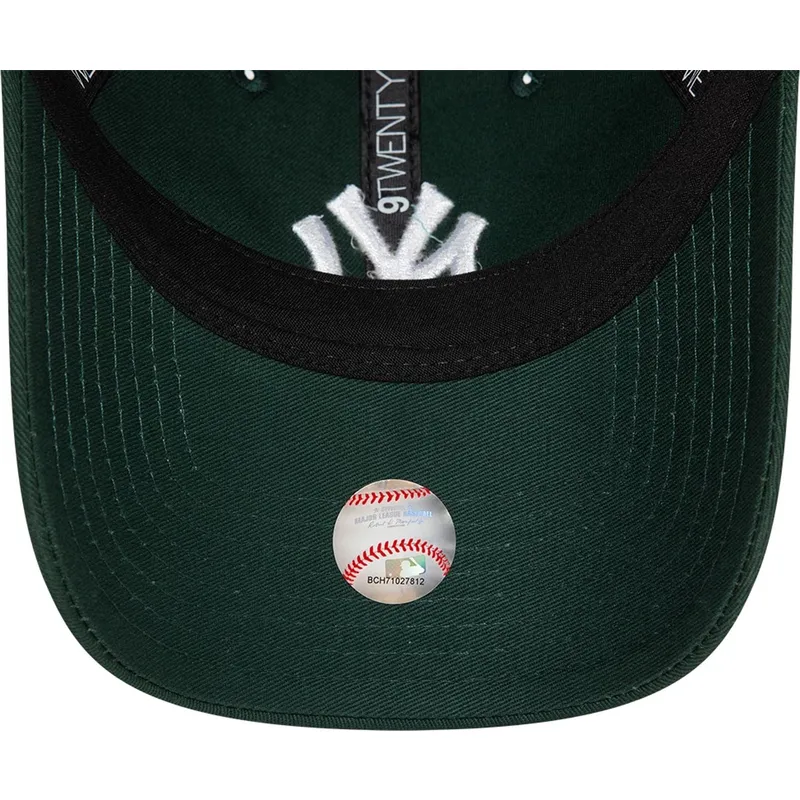 kepure-islenkta-zalia-reguliuojama-juostele-9twenty-league-essential-new-york-yankees-mlb-new-era