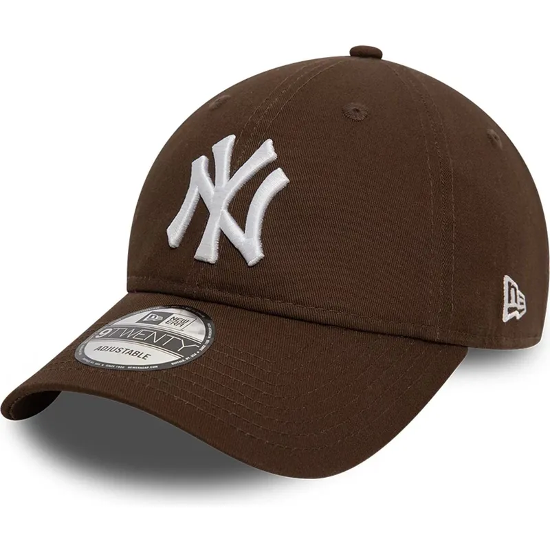kepure-islenkta-ruda-reguliuojama-juostele-9twenty-league-essential-new-york-yankees-mlb-new-era