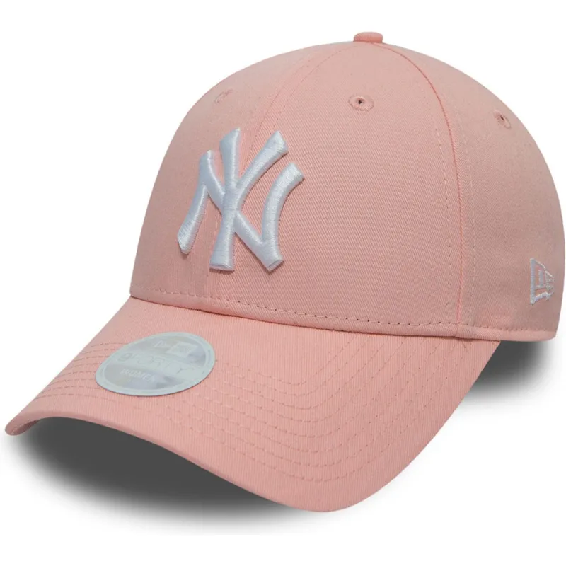 rozowa-regulowana-czapka-z-zakrzywionym-daszkiem-9forty-league-essential-new-york-yankees-mlb-new-era
