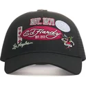 kepure-islenkta-juoda-snapback-est-1971-varsity-ed-hardy