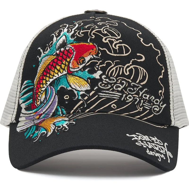 kepure-islenkta-juoda-snapback-1971-koi-fish-ed-hardy kepure-islenkta-juoda-snapback-1971-koi-fish-ed-hardy