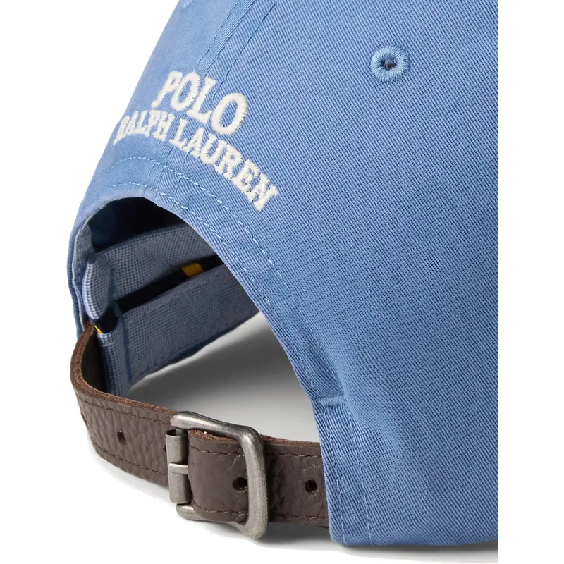 kepure-islenkta-melyna-reguliuojama-juostele-classic-sport-stretch-twill-polo-ralph-lauren