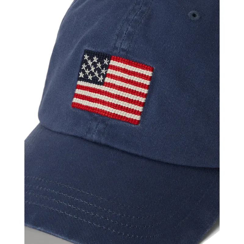 polo-ralph-lauren-curved-brim-classic-sport-flag-navy-blue-adjustable-cap