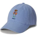 kepure-islenkta-melyna-reguliuojama-juostele-classic-sport-twill-polo-bear-polo-ralph-lauren