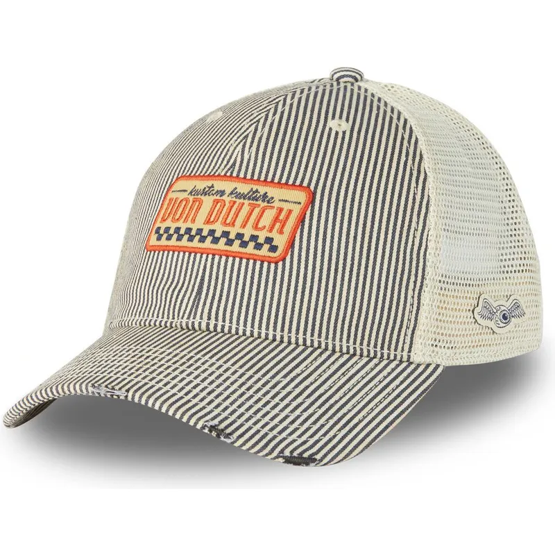 kepure-islenkta-tamsiai-melyna-snapback-mac12-von-dutch