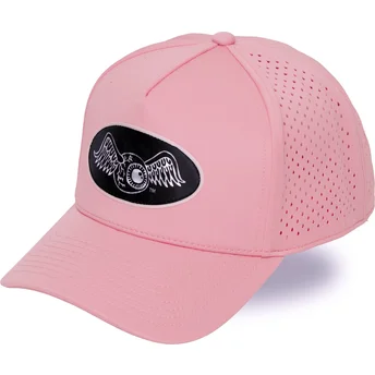 Różowa czapka z daszkiem snapback SPORT07 Von Dutch