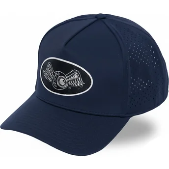 Kepurė išlenkta vilkikas tamsiai mėlyna snapback SPORT05 Von Dutch