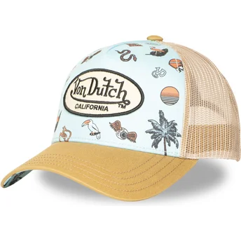 Kepurė išlenkta vilkikas įvairiaspalvis snapback SUBL15 Von Dutch