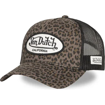 Cap išlenkta leopard snapback Von Dutch