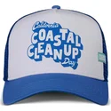 kepure-islenkta-melyna-snapback-clean-up-day-hft-coastal