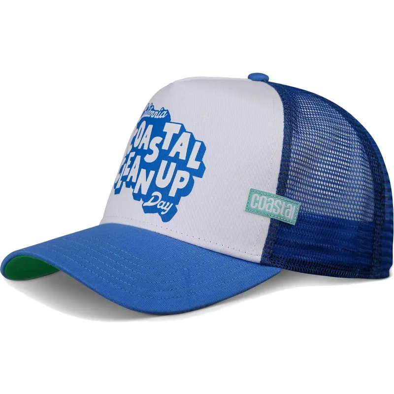 coastal-clean-up-day-hft-blue-and-white-trucker-hat